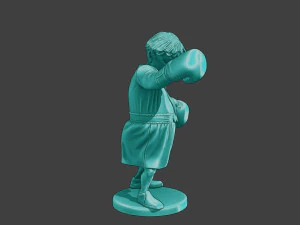 Boris Johnson boxing Meme 3D Print Model