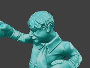 Boris Johnson boxing Meme 3D Print Model