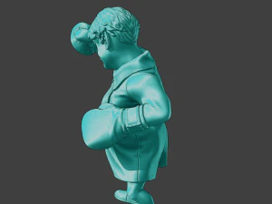 Boris Johnson boxing Meme 3D Print Model