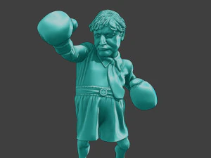 Boris Johnson boxing Meme 3D Print Model