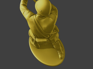 Japanese soldier ww2 Shoot Stand J2 Model Cetak 3D