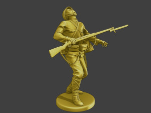 Japanese soldier ww2 Shooted J2 3Dプリントモデル