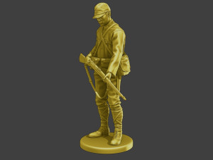 Japanese soldier ww2 Stand J2 3D Print Model