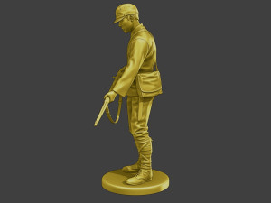 Japanese soldier ww2 Stand J2 3D Print Model