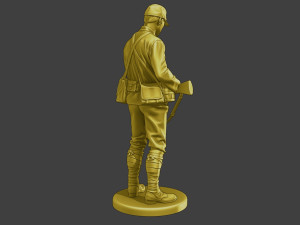 Japanese soldier ww2 Stand J2 3D Print Model
