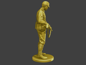 Japanese soldier ww2 Stand J2 3D Print Model