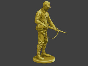 Japanese soldier ww2 Stand J2 3D Print Model