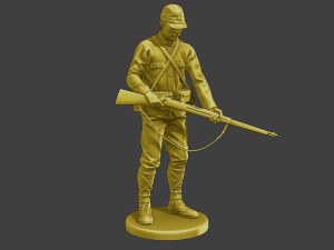 Japanese soldier ww2 Stand J2 3D Print Model