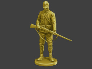 Japanese soldier ww2 Stand J2 3D Print Model