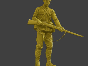 Japanese soldier ww2 Stand J2 3D Print Model