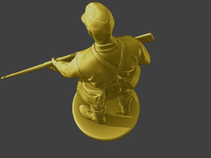 Japanese soldier ww2 Stand J2 3D Print Model
