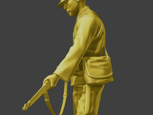 Japanese soldier ww2 Stand J2 3D Print Model