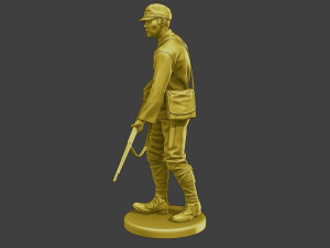 Japanese soldier ww2 Walk J2 3Dプリントモデル
