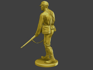Japanese soldier ww2 Walk J2 3Dプリントモデル