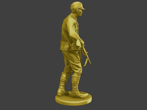 Japanese soldier ww2 Walk J2 3Dプリントモデル