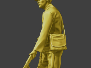 Japanese soldier ww2 Walk J2 3Dプリントモデル