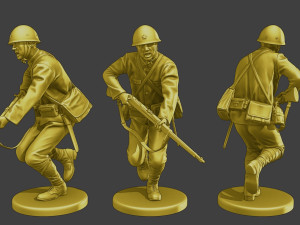 Japanese soldiers ww2 J2 Pack1 Model do druku 3D