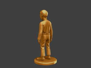 Ww2 Casual Boy CB1 001 3D-printmodel