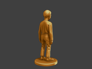 Ww2 Casual Boy CB1 001 3D-printmodel