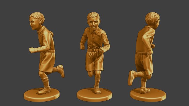 Ww2 Casual Boy CB1 004 Modelo de Impressão 3D .c4d .max .obj .3ds .fbx .stl .blend 
