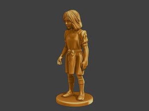 Ww2 Casual Girl CG1 001 3D Print Model