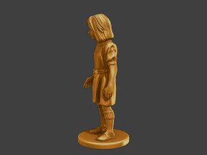 Ww2 Casual Girl CG1 001 3D Print Model