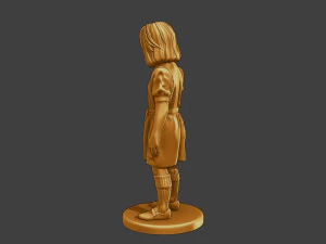 Ww2 Casual Girl CG1 001 3D Print Model