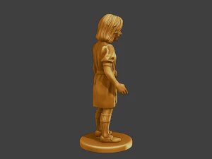 Ww2 Casual Girl CG1 001 3D Print Model