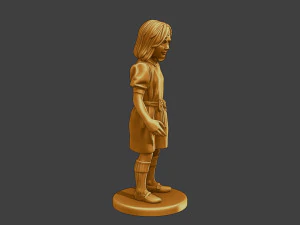 Ww2 Casual Girl CG1 001 3D Print Model