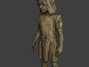 Ww2 Casual Girl CG1 001 3D Print Model