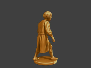Ww2 Casual Girl CG1 002 Modello di stampa 3D