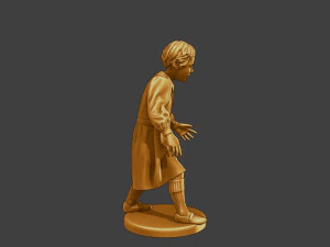 Ww2 Casual Girl CG1 002 3D Print Model