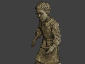 Ww2 Casual Girl CG1 002 Modello di stampa 3D