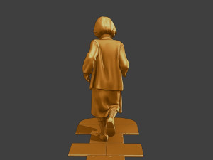 Ww2 Casual Girl CG1 003 3D Baskı Modeli