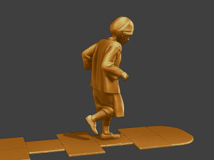 Ww2 Casual Girl CG1 003 3D Baskı Modeli