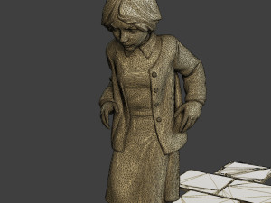 Ww2 Casual Girl CG1 003 3D Baskı Modeli
