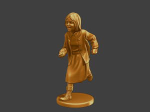 Ww2 Casual Girl CG1 004 Modello di stampa 3D