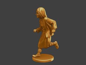 Ww2 Casual Girl CG1 004 Modello di stampa 3D