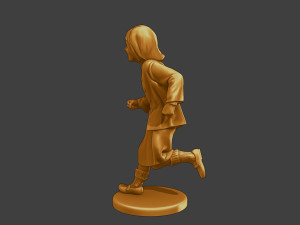 Ww2 Casual Girl CG1 004 Modello di stampa 3D