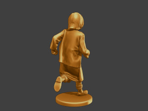Ww2 Casual Girl CG1 004 Modello di stampa 3D