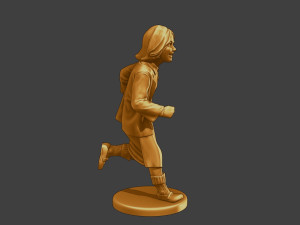 Ww2 Casual Girl CG1 004 Modello di stampa 3D