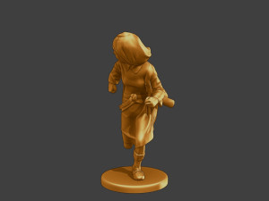 Ww2 Casual Girl CG1 005 3D Print Model