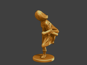 Ww2 Casual Girl CG1 005 3D Print Model
