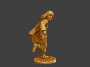 Ww2 Casual Girl CG1 005 3D Print Model