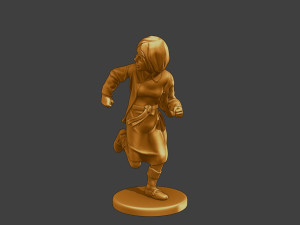 Ww2 Casual Girl CG1 005 3D Print Model