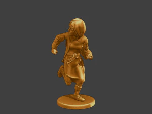 Ww2 Casual Girl CG1 005 3D Print Model