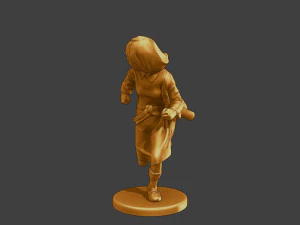 Ww2 Casual Girl CG1 005 3D Print Model