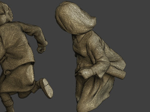 Ww2 Casual Girl CG1 005 3D Print Model