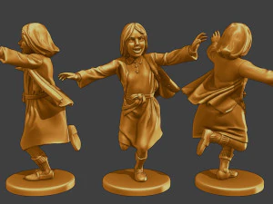 Chica casual Ww2 CG1 006 Modelo de impresión 3D