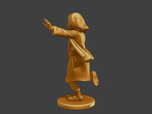 Ww2 Casual Girl CG1 006 3D 打印模型